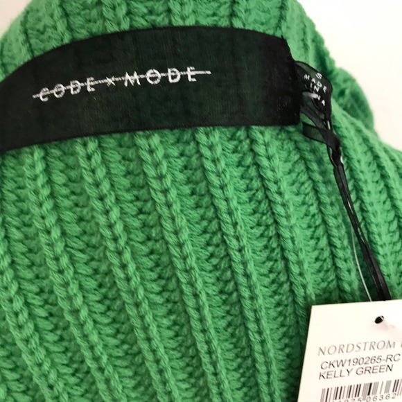 NWT Code X Mode Knit Green Cardigan Sweater - Picture 11 of 12